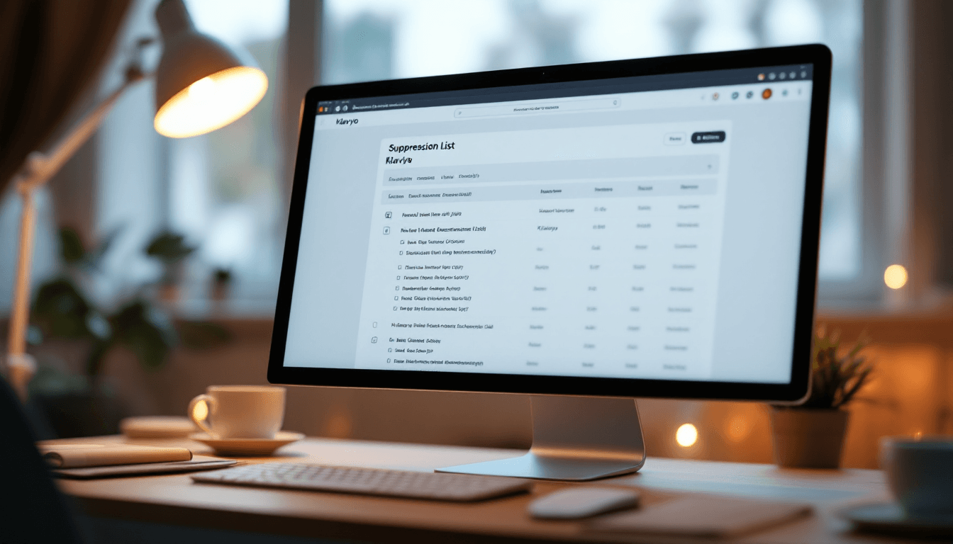 Suppression Lists in Klaviyo
