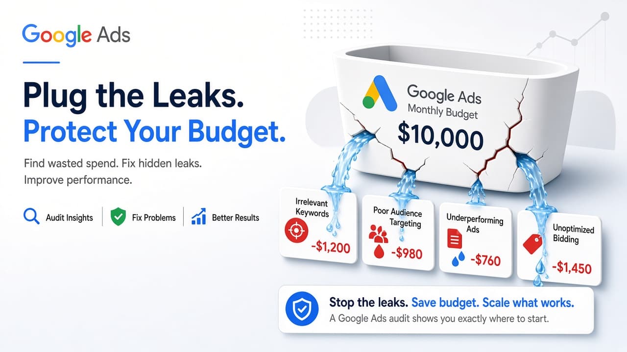 Shopify Google Ads Audit: Where Your Budget Leaks (Search Terms, PMax, Brand)