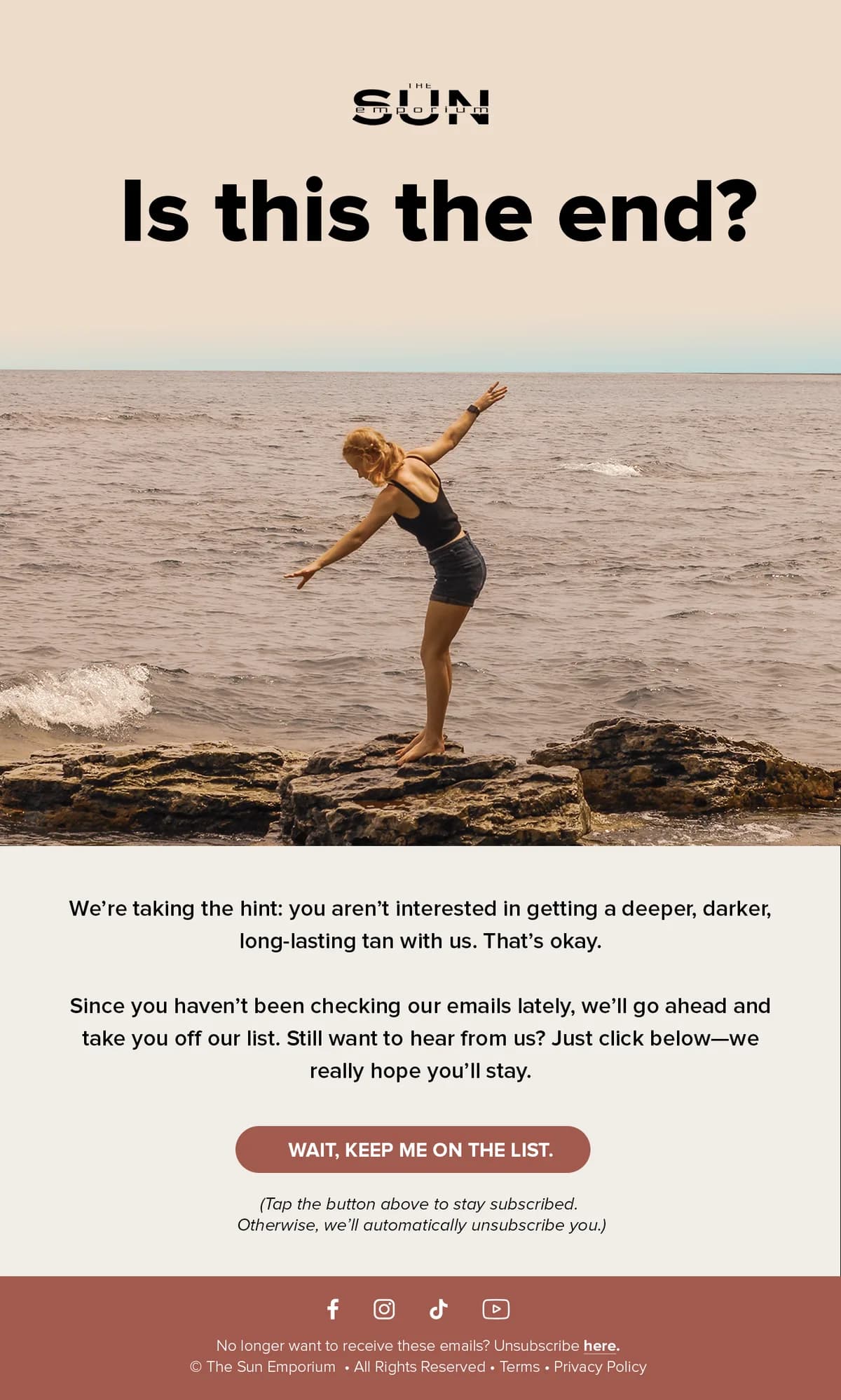 Sun Emporium winback email 4