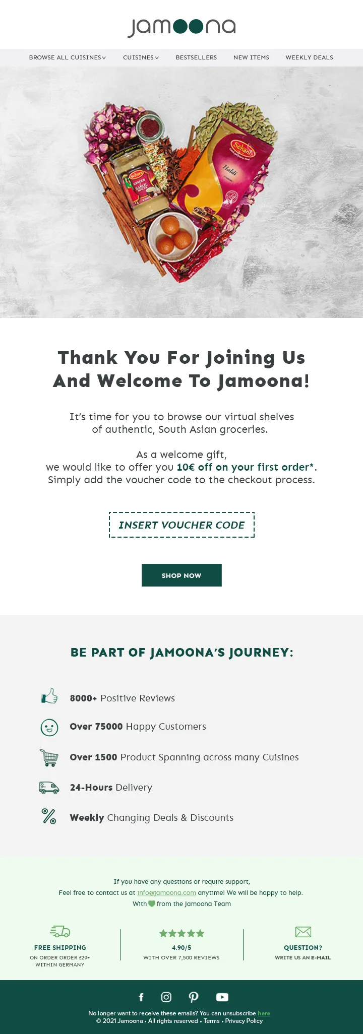 Welcome email design 17