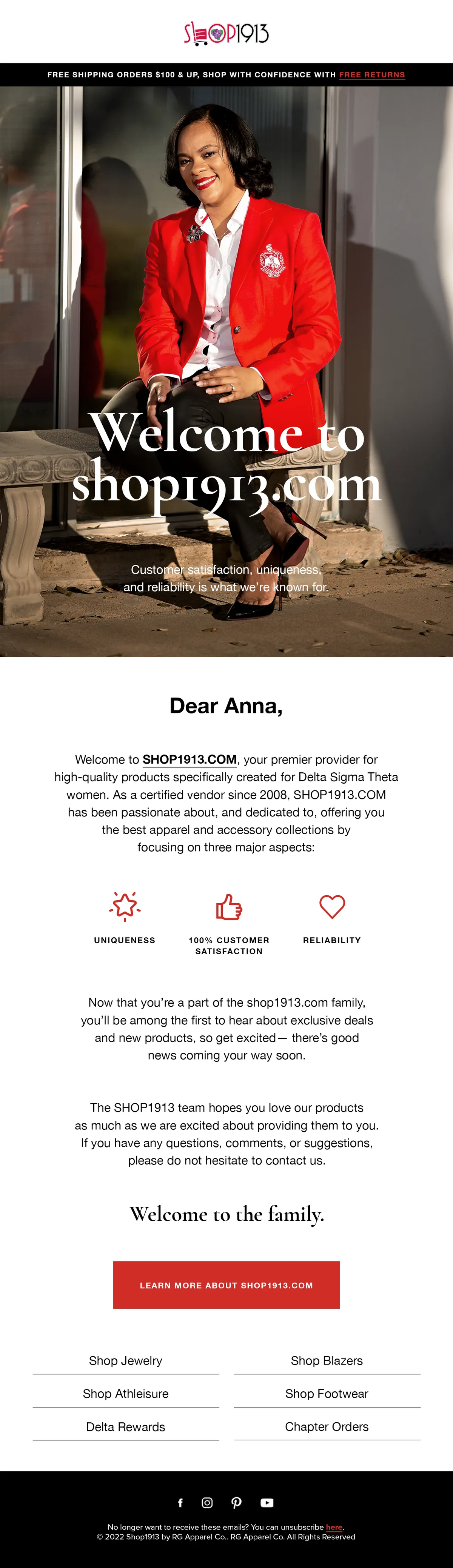 Welcome email design 28