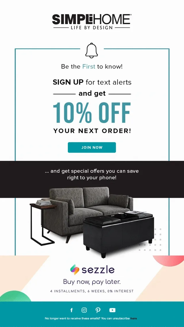 Welcome email design 30