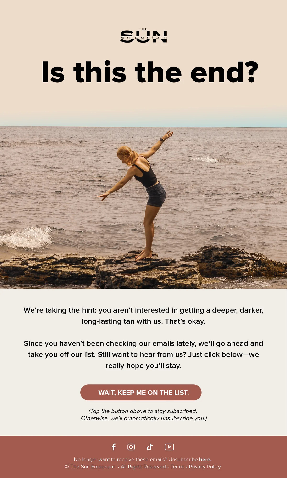 Sun Emporium winback email 4